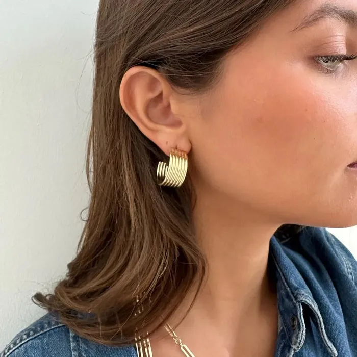Earrings Jennifer Zeuner Cairo 1 Hoops