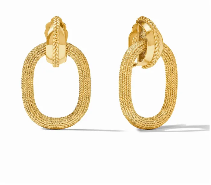 Earrings JULIE VOS Cheval Doorknocker Clip