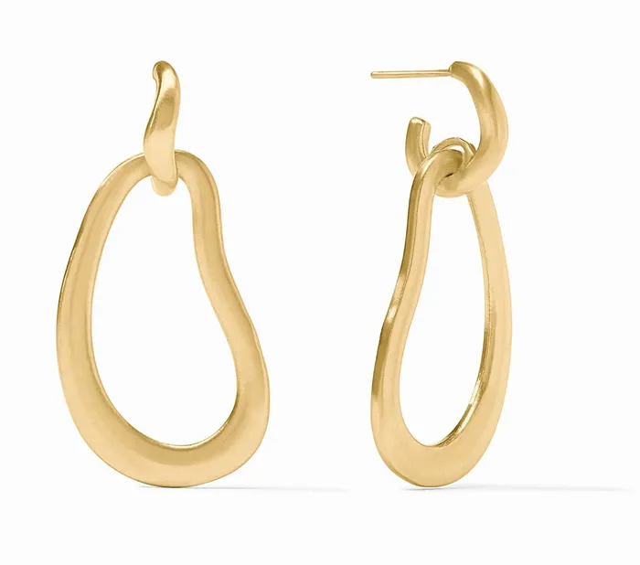 Earrings JULIE VOS Wave Doorknocker Earring