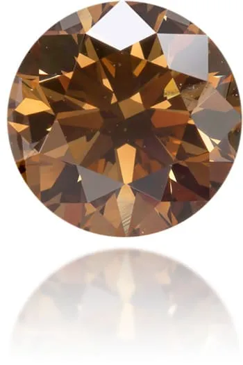 Earrings Langerman Diamonds Natural Brown Diamond Round 065 ct Polished