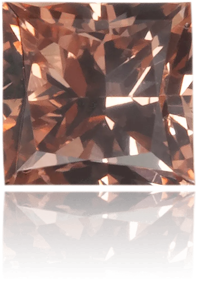 Earrings Langerman Diamonds Natural Pink Diamond Square 015 ct Polished