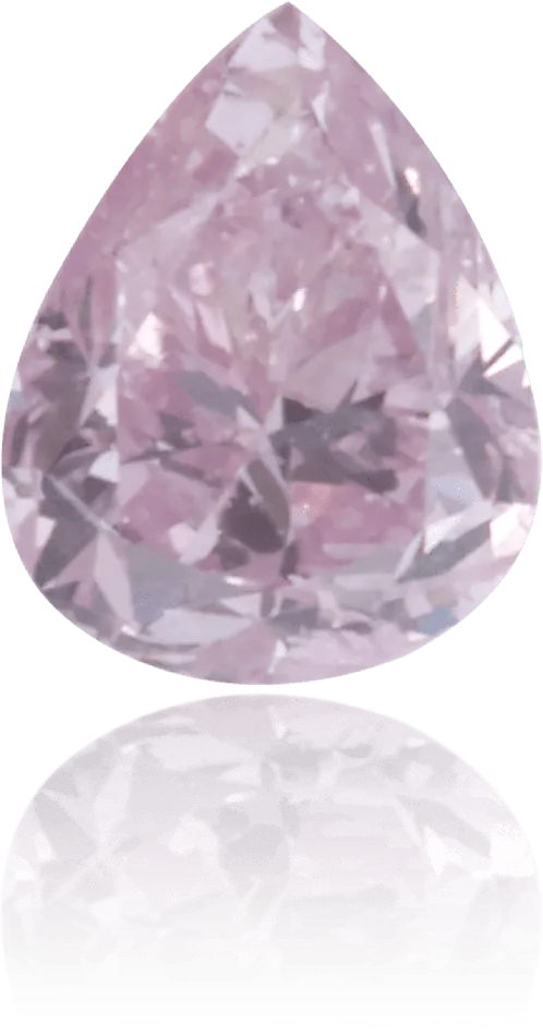 Earrings Langerman Diamonds Natural Purple Diamond Pear Shape 010 ct Polished