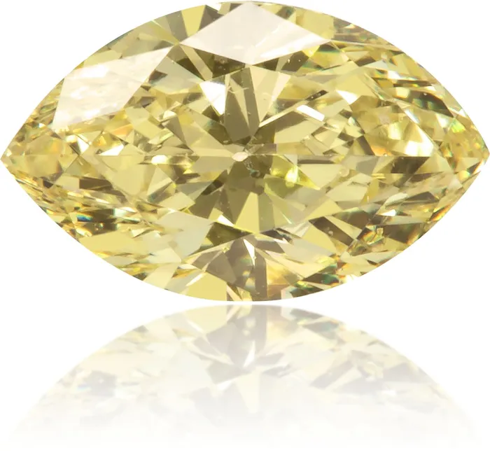 Earrings Langerman Diamonds Natural Yellow Diamond Marquise 048 ct Polished