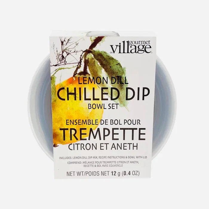 Earrings Lemon Dill Dip Bowl Set Gourmet du Village