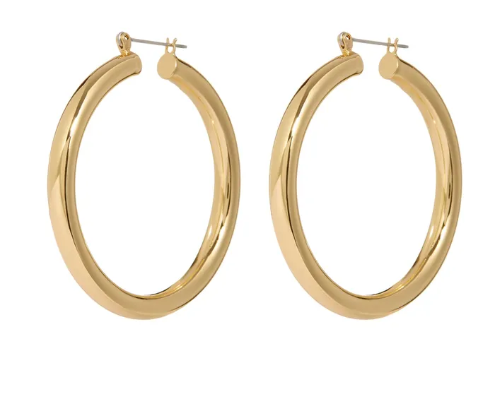 Earrings LUV AJ AMALFI TUBE HOOPS