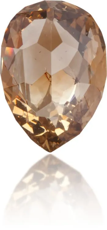 Earrings Natural Brown Diamond Briolette 098 ct Polished Langerman Diamonds Earrings Natural Brown Diamond Briolette 098 ct Polished Langerman Diamonds