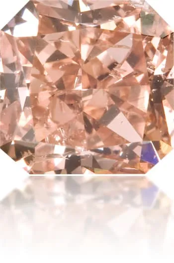Earrings Natural Pink Diamond Square 101 ct Polished Langerman Diamonds