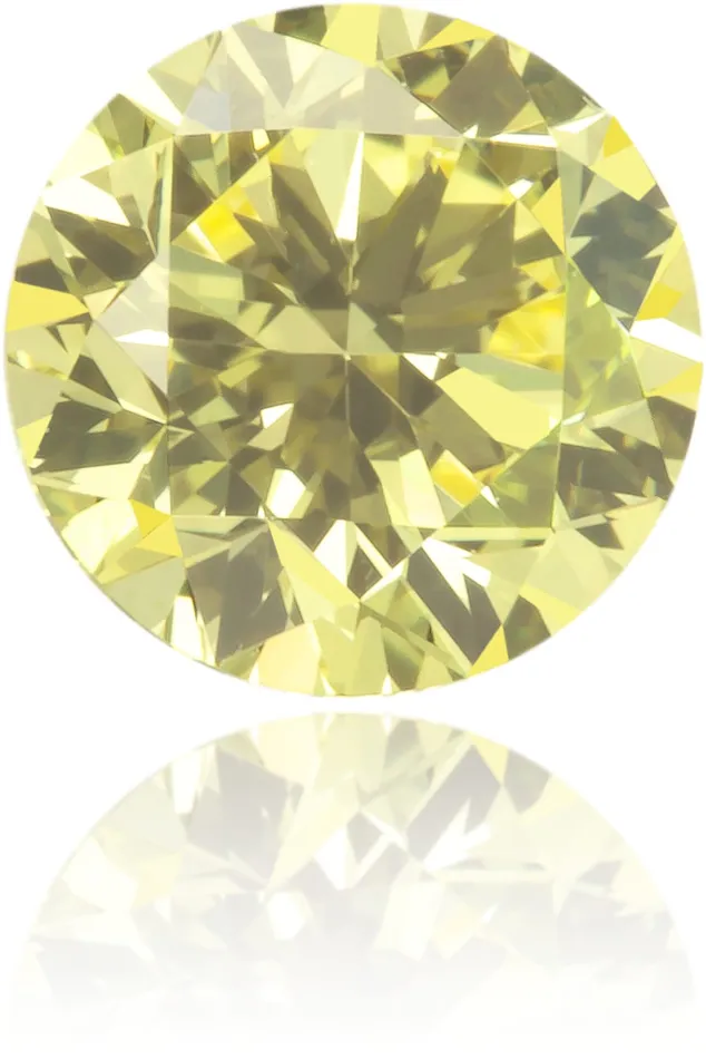 Earrings Natural Yellow Diamond Round 051 ct Polished Langerman Diamonds