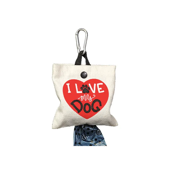 Earrings Stargazer I Love My Dog Poop Bag Holder