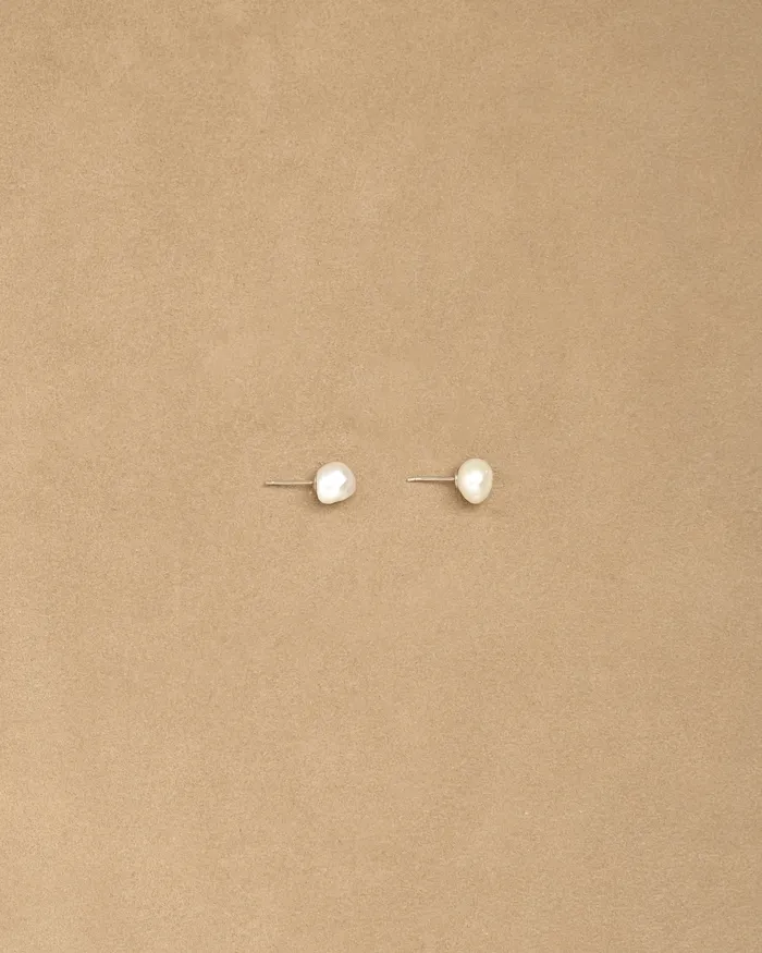 Earrings Ume Baroque Pearl Stud Earrings MYJN