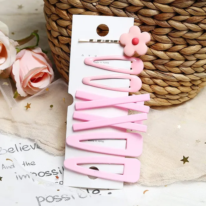 Earrings Yellow Chimes 14 Pcs Hair Clips for Girls Kids Women Cute Hair Accessories Bows Tic Tac Tik Tok Clips for Baby Girl Women Yellow Chimes