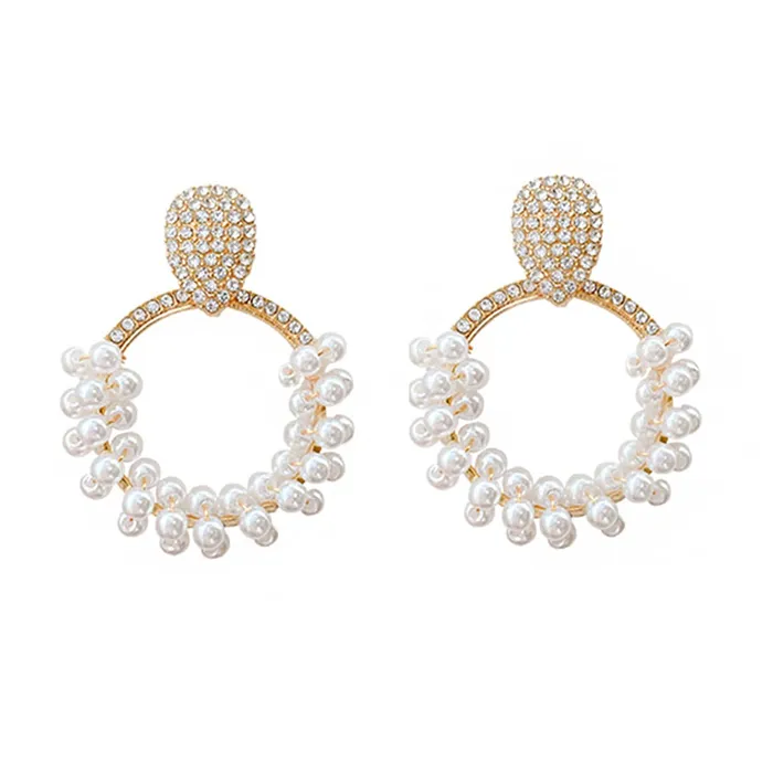 Earrings Yellow Chimes Earrings For Women Gold Tone Crystal Open Circle Pearl Embellished Drop Earrings For Women and Girls Yellow Chimes Earrings Yellow Chimes Earrings For Women Gold Tone Crystal Open Circle Pearl Embellished Drop Earrings For Women and Girls Yellow Chimes