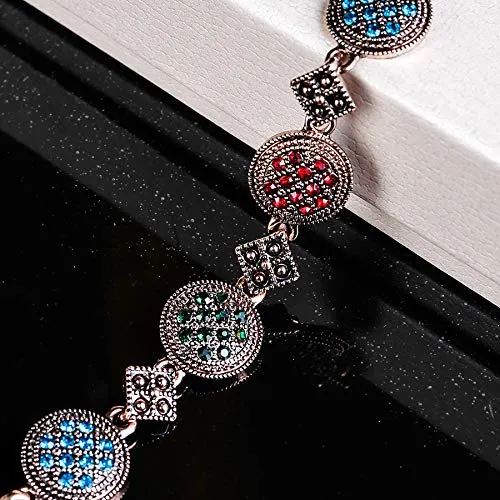 Earrings Yellow Chimes Handcraft Studded Oxidized Plated Traditional Bangle Bracelet for Women and Girls Yellow Chimes