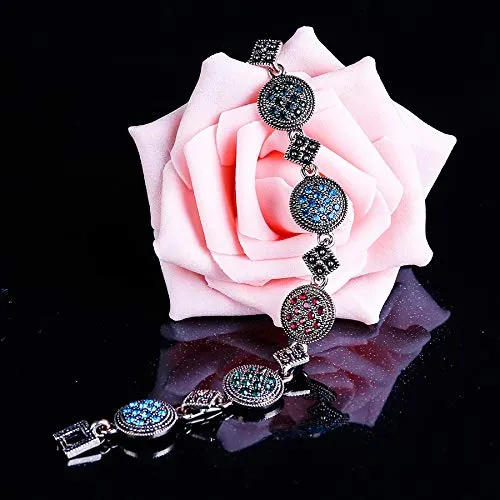 Earrings Yellow Chimes Handcraft Studded Oxidized Plated Traditional Bangle Bracelet for Women and Girls Yellow Chimes