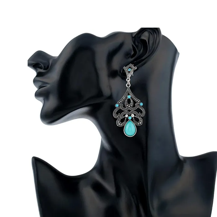 Earrings Yellow Chimes Tribal Vintage Grey Green Dangle Earring for Women Girls Yellow Chimes