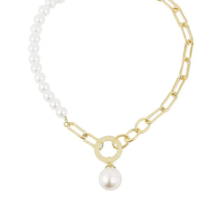 Earrings Yellow Chimes Yellow Chimes Choker Necklace for Women White Pearl Choker Necklace Gold Plated Link Chain Choker Necklace for Women and Girls Earrings Yellow Chimes Yellow Chimes Choker Necklace for Women White Pearl Choker Necklace Gold Plated Link Chain Choker Necklace for Women and Girls