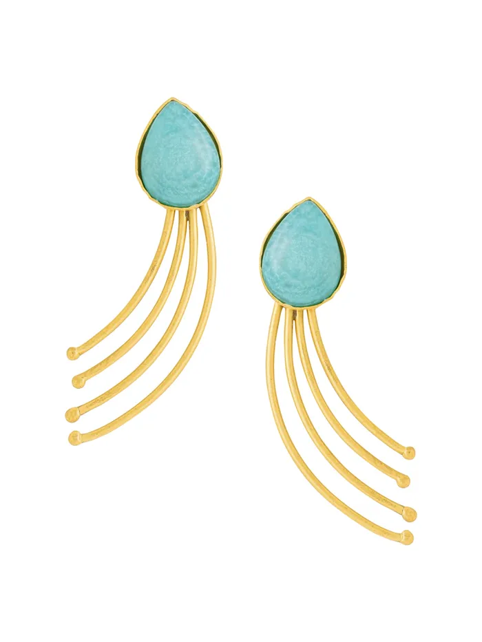 Earrings Yellow Chimes Yellow Chimes Drop Earrings For Women Fashion Golden Women Earrings Green Stone Gold Plated Drop Earrings For Girls Birthday Gift for Girls Anniversary Gift for Women Earrings Yellow Chimes Yellow Chimes Drop Earrings For Women Fashion Golden Women Earrings Green Stone Gold Plated Drop Earrings For Girls Birthday Gift for Girls Anniversary Gift for Women