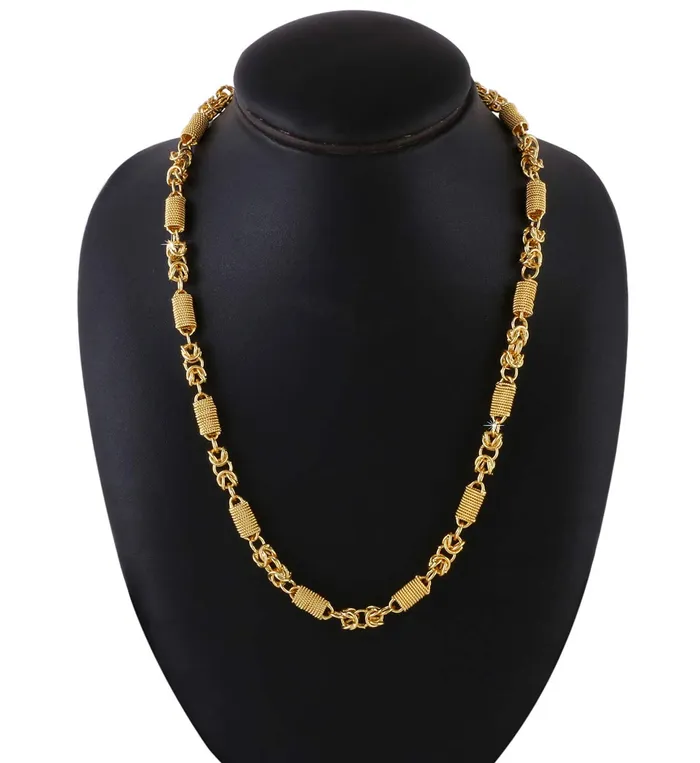 Earrings Yellow Chimes Yellow Chimes GoldPlated Latest Fashion Stylish And Trendy Classic Designer Neck Chain for Men and Boys
