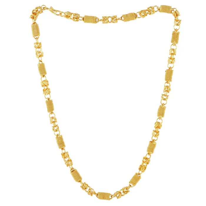 Earrings Yellow Chimes Yellow Chimes GoldPlated Latest Fashion Stylish And Trendy Classic Designer Neck Chain for Men and Boys