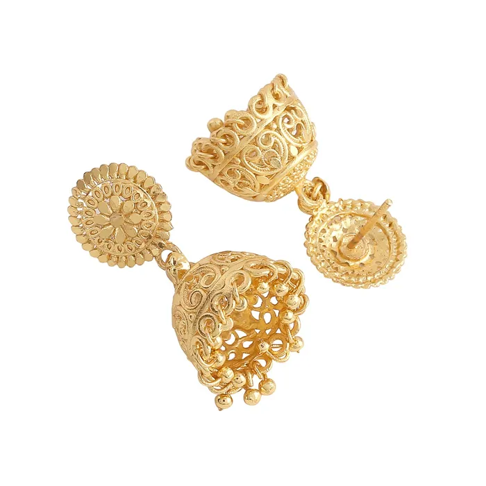 Earrings Yellow Chimes Yellow Chimes Jewellery Set for Women and Girls Gold Necklace Set for Women Gold Toned Beads Designed Necklace Set Birthday Gift for girls and women Anniversary Gift for Wife