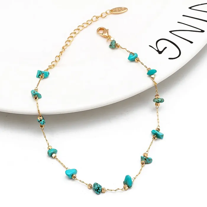 Earrings Yellow Chimes Yellow Chimes Necklace for Women and Girls Fashion Green Choker Necklace for Women Turquoise Stone Choker Necklace for Girls Birthday Gift for Girls and women