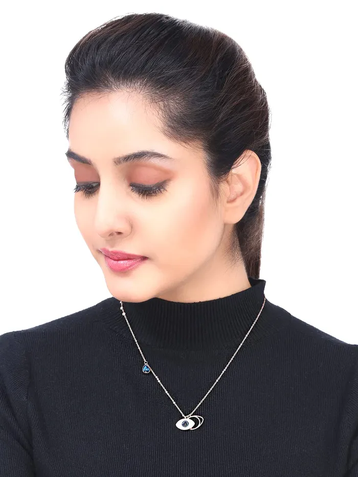 Earrings Yellow Chimes Yellow Chimes Pendant for Women Pendant With Rose Gold Plated Stainless Steel Chain Pendant Necklace for Women and Girls NK 2