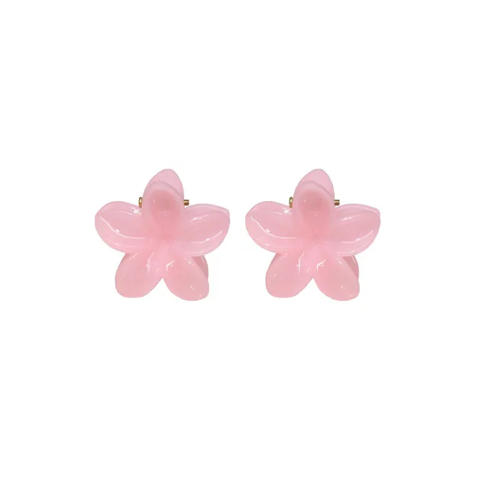 emi jay Earrings BABY SUPER BLOOM CLIP SET IN JELLY PEACH