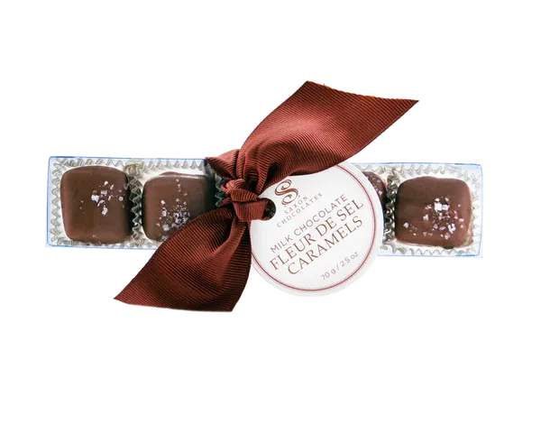 Fleur De Sel Milk Chocolate Caramels Saxon Chocolates Earrings