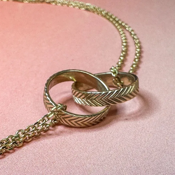 Forever Linked Chevron Necklace Lingua Necklaces Forever Linked Chevron Necklace Lingua Necklaces