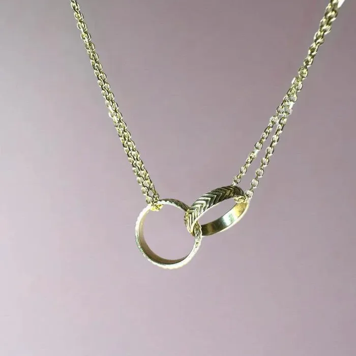 Forever Linked Chevron Necklace Lingua Necklaces Forever Linked Chevron Necklace Lingua Necklaces