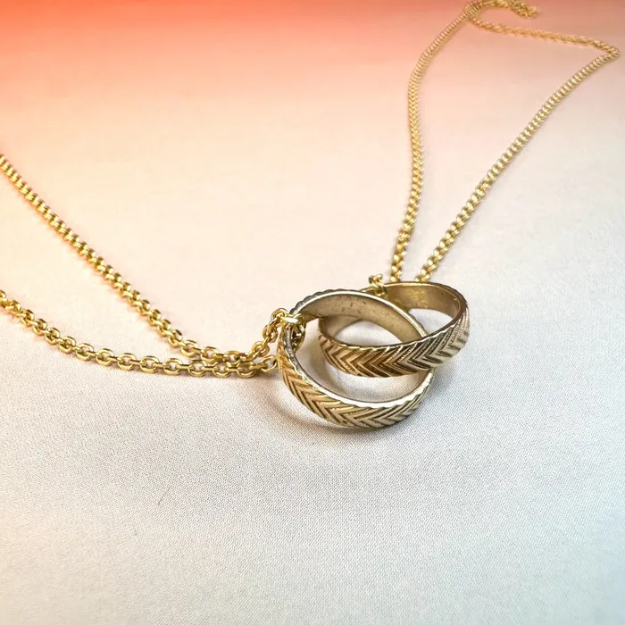 Forever Linked Chevron Necklace Lingua Necklaces Forever Linked Chevron Necklace Lingua Necklaces