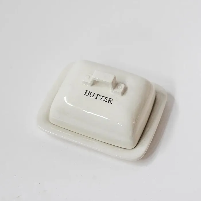 Forpost Trade Earrings Ceramic Butter Dish