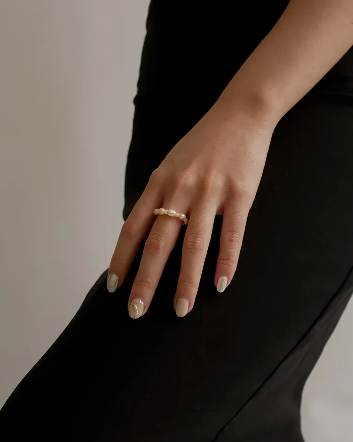 Fut Pearl Beaded Ring CUN Rings