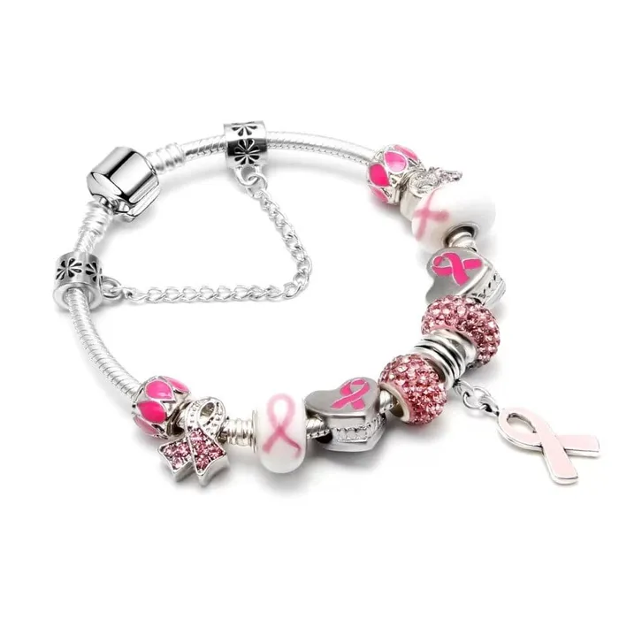 Get Signatured Bracelets Breast Cancer Awareness Bracelet
