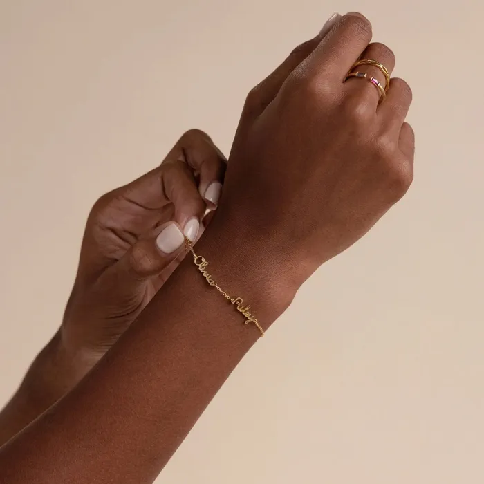 Get Signatured Bracelets Custom Name Bracelet