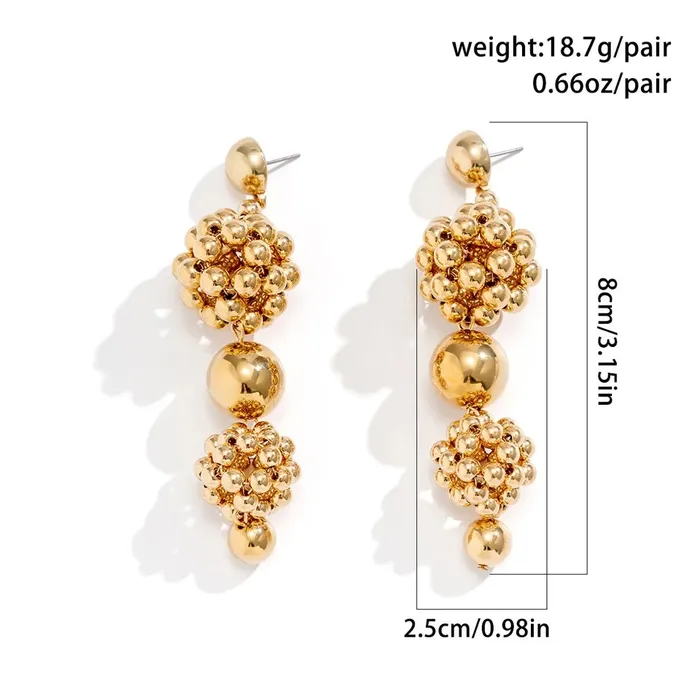 Get Signatured Earrings Bead Drop Earrings