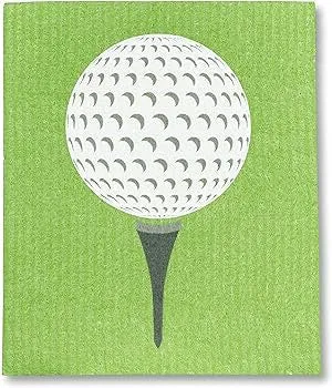 Golf Ball Green Dishcloths Set2 Abbott Earrings