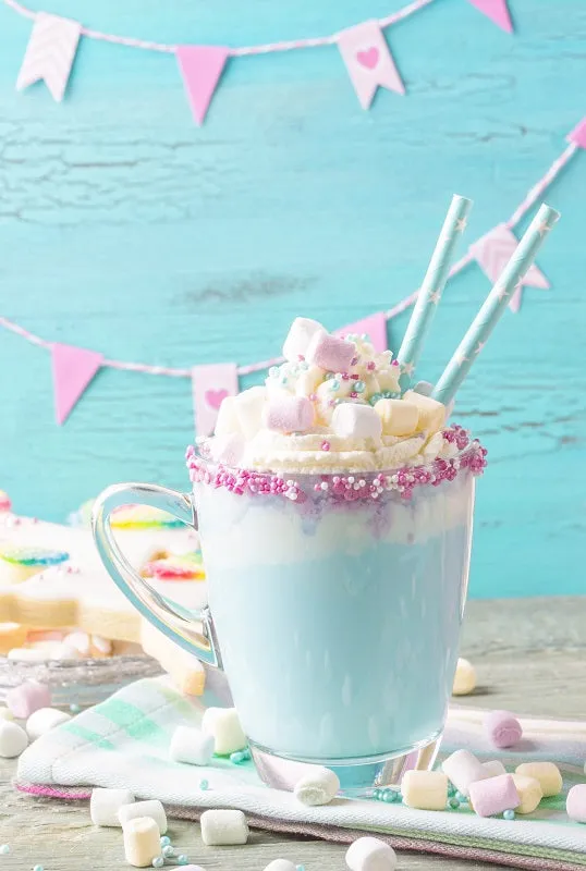 Gourmet du Village Cotton Candy Blue Hot Chocolate Rings