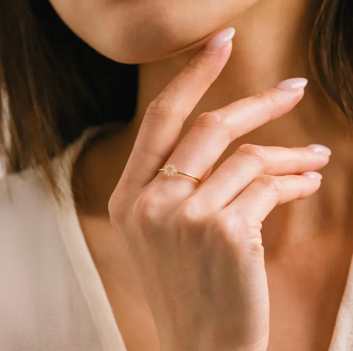 Halo Mini Ring Silver Lovers Tempo Rings