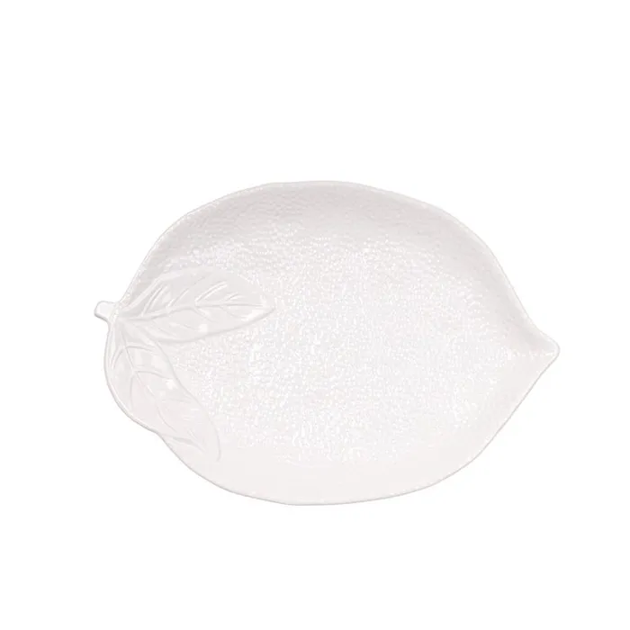 Harman Rings Lemon Serving Platter White