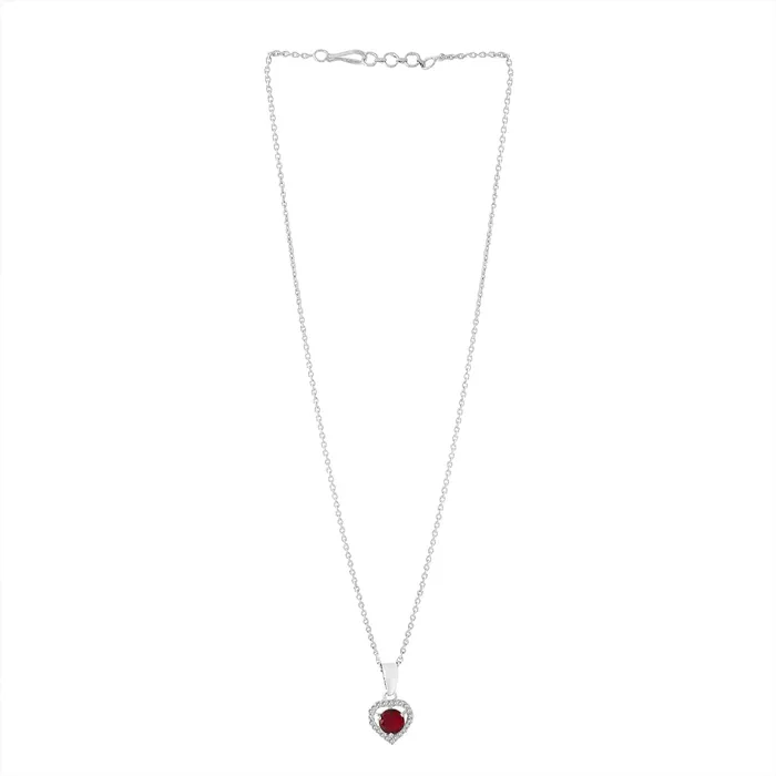 Heart Designed Pink Crystal Pendant Set for Women 25cm Chain Anniversary Birthday Gift Yellow Chimes Necklaces