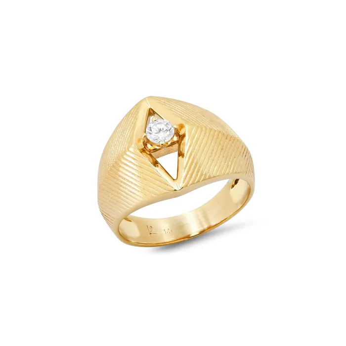 Helena Rose Rhombus Ring Rings