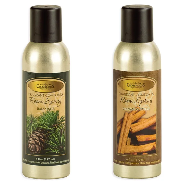 Holiday Room Spray Crossroads Candles Earrings