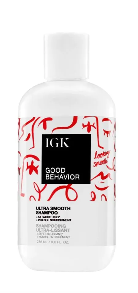 IGK Hair Earrings GOOD BEHAVIOR ULTRA SMOOTH SHAMPOO