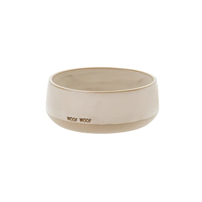 Indaba Earrings Woof Wood Dog Bowl