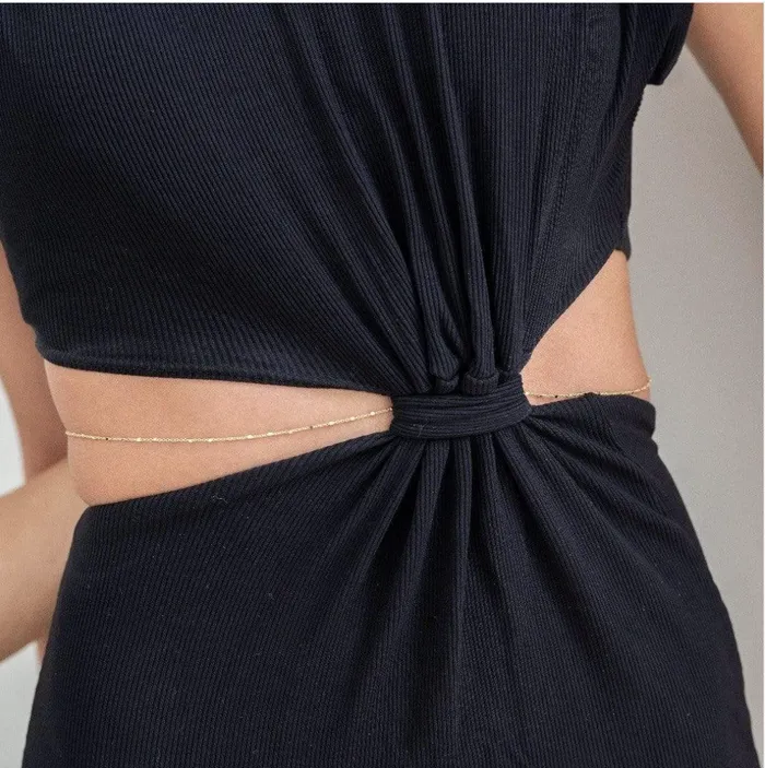 Jennifer Zeuner Necklaces NICOLA BELLY CHAIN