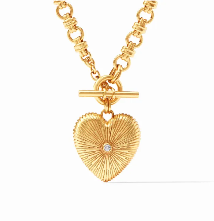 JULIE VOS Necklaces Esme Heart Necklace