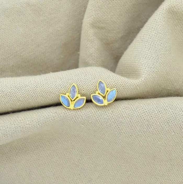Labradorit Ohrstecker Schmuckoo Berlin Schmuckoo Berlin Earrings