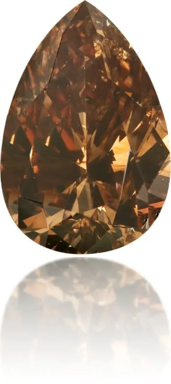 Langerman Diamonds Earrings Natural Brown Diamond Pear Shape 091 ct Polished Langerman Diamonds Earrings Natural Brown Diamond Pear Shape 091 ct Polished