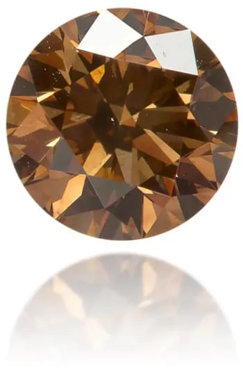 Langerman Diamonds Earrings Natural Brown Diamond Round 060 ct Polished